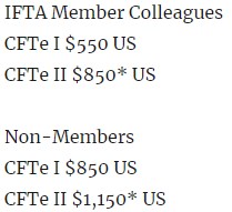 CFTe Fees 2020