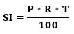 Simple Interest Formula