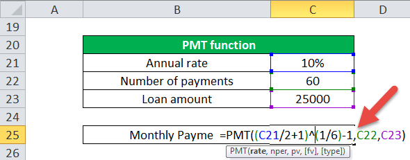 PMT Function (Example-2)