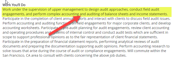 Financial Accounting Career - Auditing