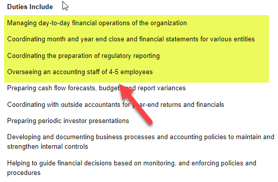 Financial Accounting Career - Controller