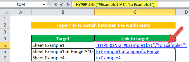 Hyperlink EXAMPLE 1-3
