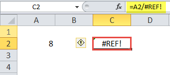 Handling #REF! Error Example 6-1