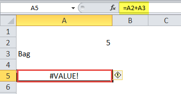 Handling #VALUE! Error Example 7