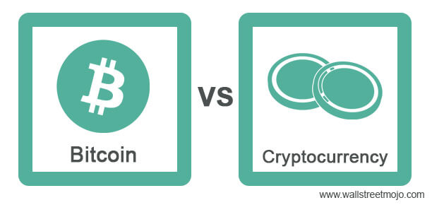 whats the difference between bitcoin and cryptocurrency