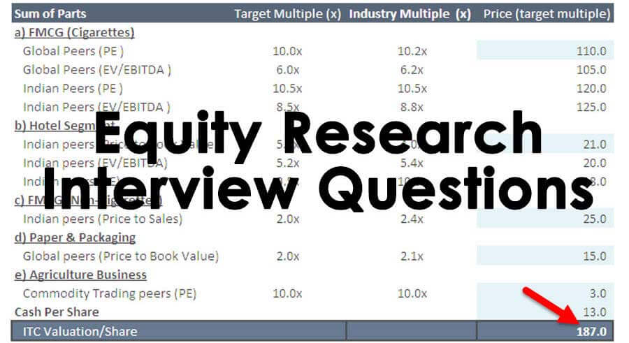 equity research interview questions