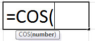 COS Formula in Excel