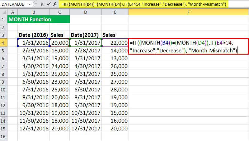MONTH Excel Function - Definition, Examples, How to Use?