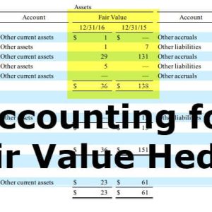 Accounting for Fair Value Hedges: Examples and Uses