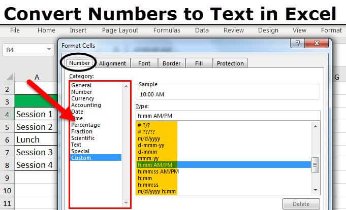 Convert Numbers To Text In Excel What Is It Examples Template