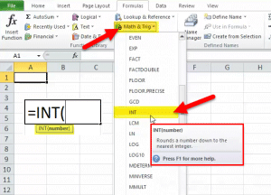 INT in Excel (Formula, Example) | How to Use Integer Function in Excel?