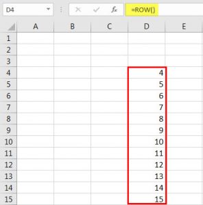 ROW Function in Excel (Formula, Examples) | How to use?