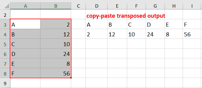 transpose example 1