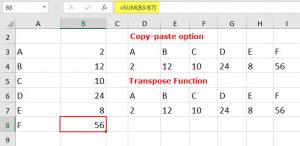 Transpose Function in Excel - How to Use the Formula?