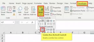 Combo Box in Excel - Meaning, Types, How To Create?