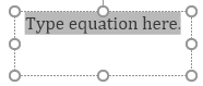 Equation Method