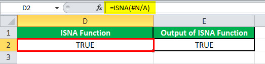 ISNA function example 2-1