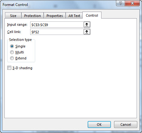 List Box in Excel 22