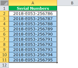 Text to Columns in Excel example 4-1