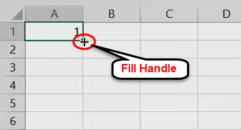 AutoFill in Excel - Example 1-1