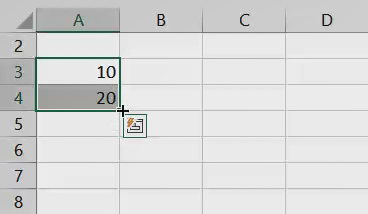 AutoFill in Excel - Example 2