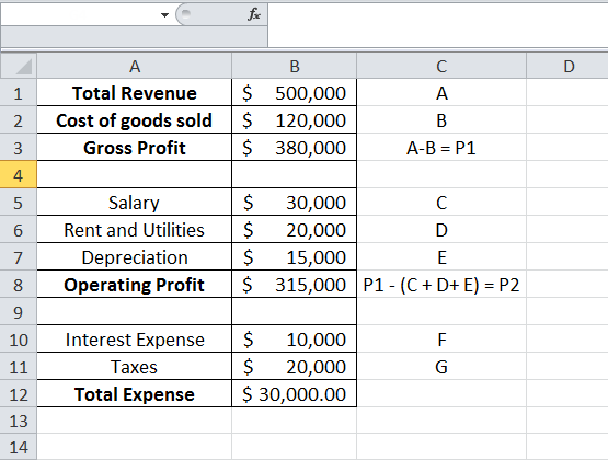 NI formula Excel 1