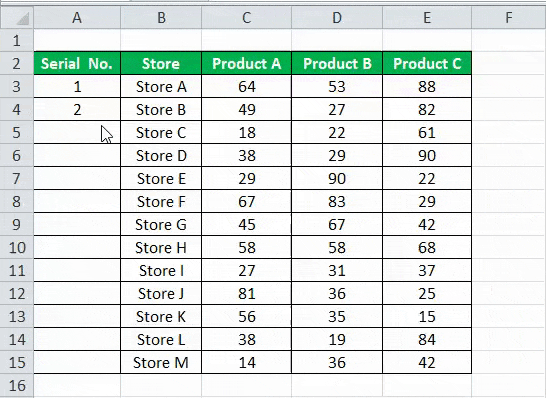 Number in Excel Example 1-2
