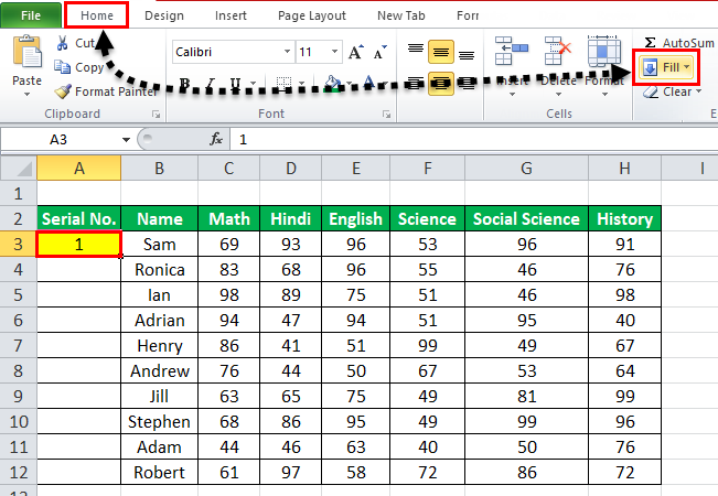 Numbering In Excel How To Automatically Add Serial Numbers In Excel 