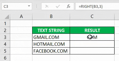Substring in Excel - Example 2-5
