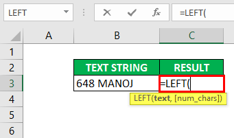 Substring in Excel - Example1-1