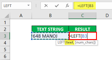 Substring in Excel - Example1-2