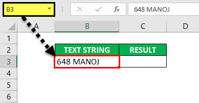 Substring in Excel - Example1