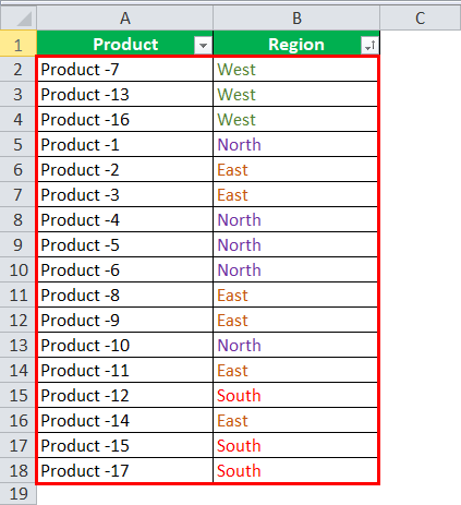 font color data by in excel step 5