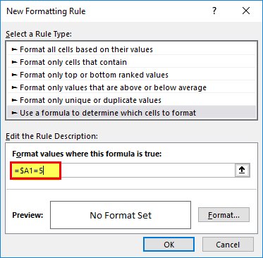 highlight rows step 11