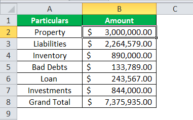 Accounting Number Format 3