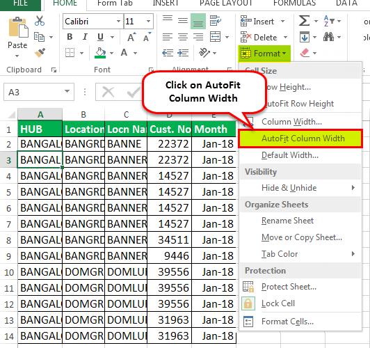 AutoFit in Excel - What Is It? Top 5 Methods, Examples & Template.