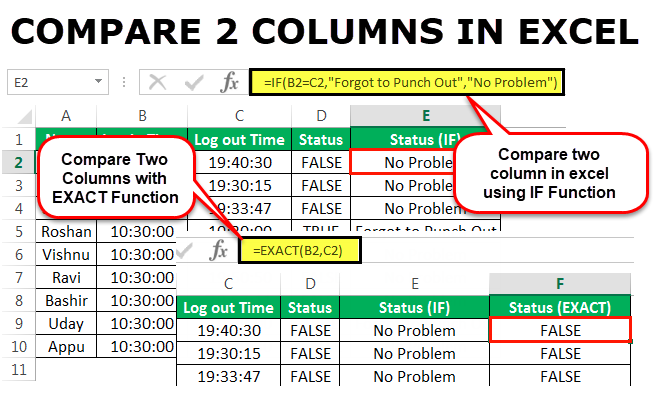 how-to-compare-two-columns-in-excel-4-quick-and-easy-ways