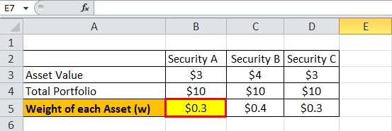 Expected Return formula example 2 .2png
