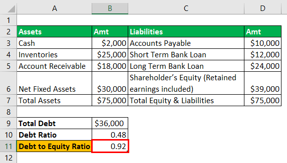 Debt to Equity Ratio - 1-6