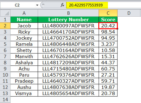 Pick Lottery Winner Randomly Step 1-2