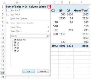 Sort Subgroups Pivottable Value Pivot Table Sort - How To Sort Data Values In PivotTable?