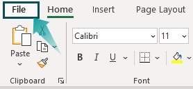 Print in Excel - File