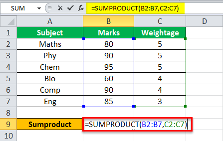 Weighted Average Example 2-1