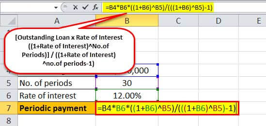 amortization schedule formula excel 1.1