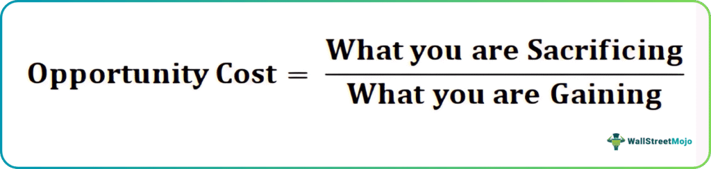 calculation of opportunity cost