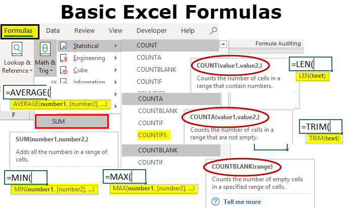 18-how-to-use-basic-excel-formulas-tips-formulas