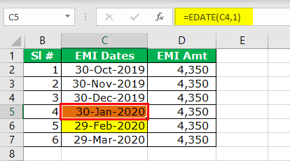 Different Result in case of february
