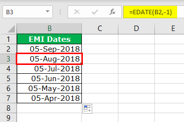 Get Previous Months 2