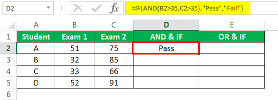 logical Test in excel Example 3-5