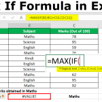 MAX IF in Excel | Use MAX IF Formula in Excel to Find Maximum Values